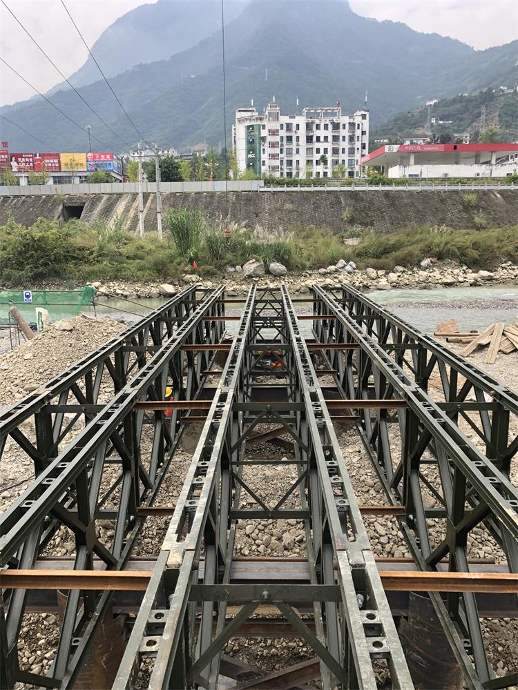 湖北興山高鐵站貝雷橋