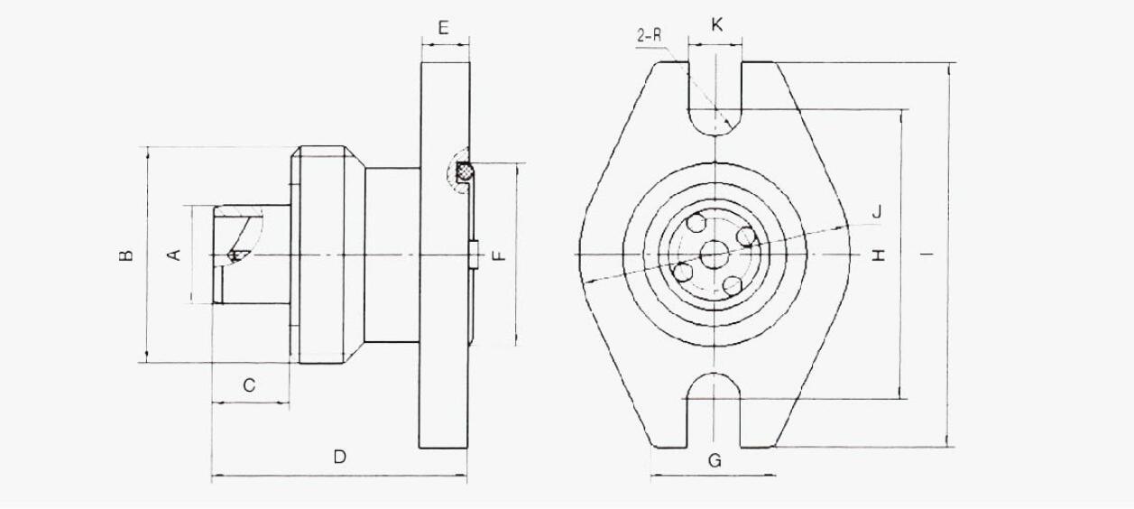 160系列自封法蘭接頭